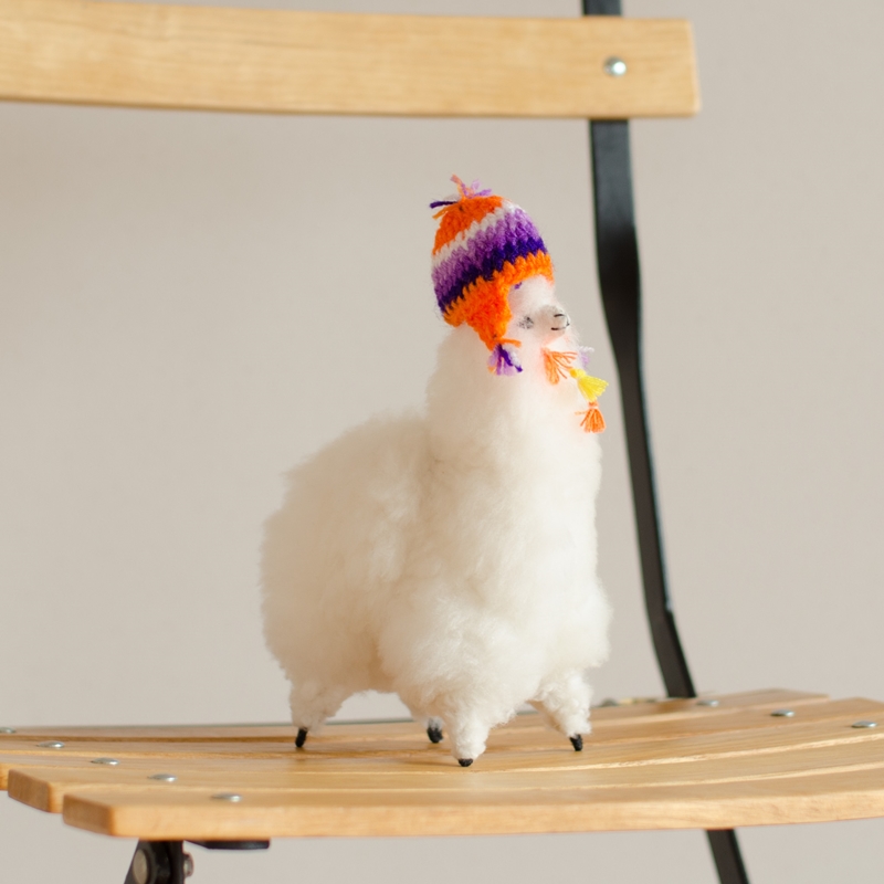 ふわふわアルパカ人形（アルパカ原毛使用） - MAITE（マイテ） 